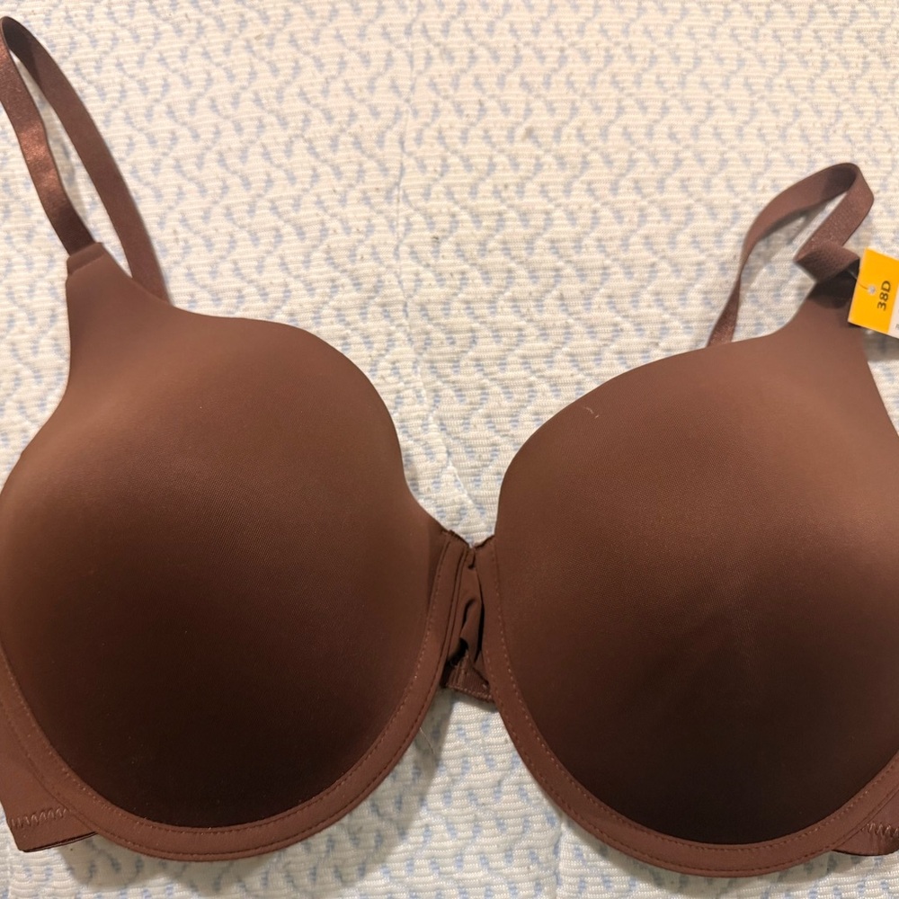 Seamless Molded T-Shirt Bra in Chocolate Brown